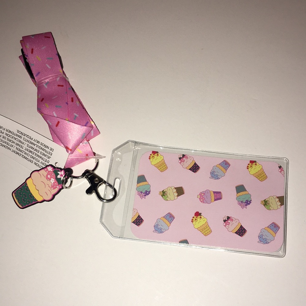 HP🎊🎊Disney Princess Ice Cream Backpack Lanyard card holder crossbody bag - Picture 4 of 11